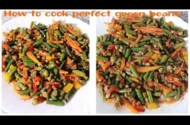Nutritious Green Beans|French Beans Recipe|mishiri