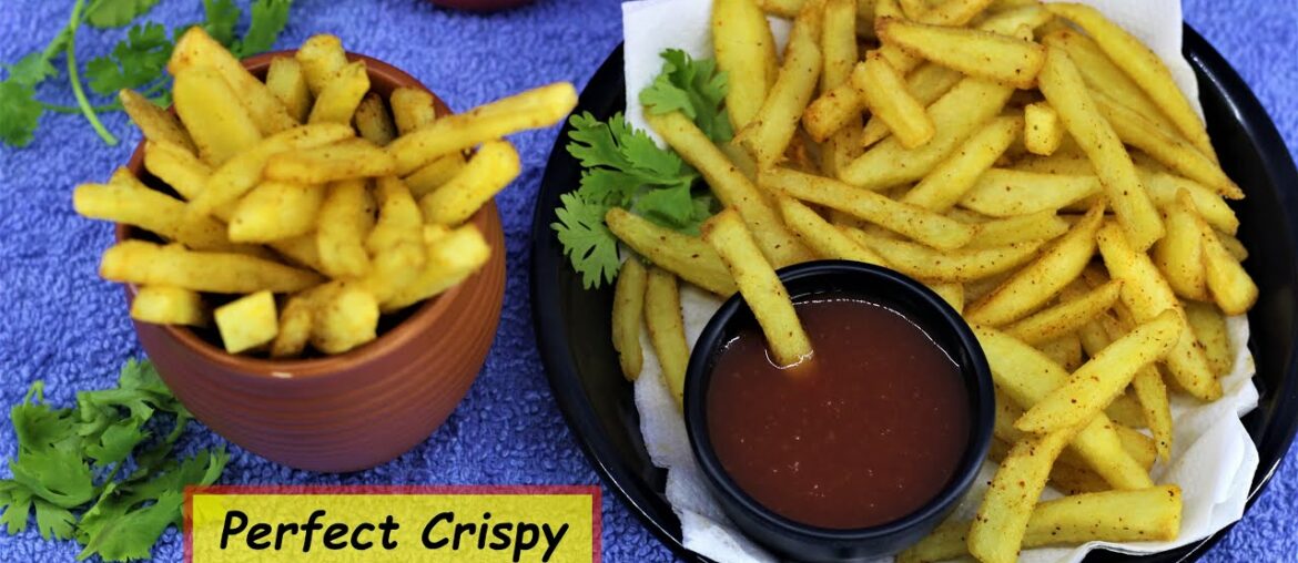 Crispy French Fries Recipe | Secret Recipe Of Perfect French Fries At Home | Restaurant Style