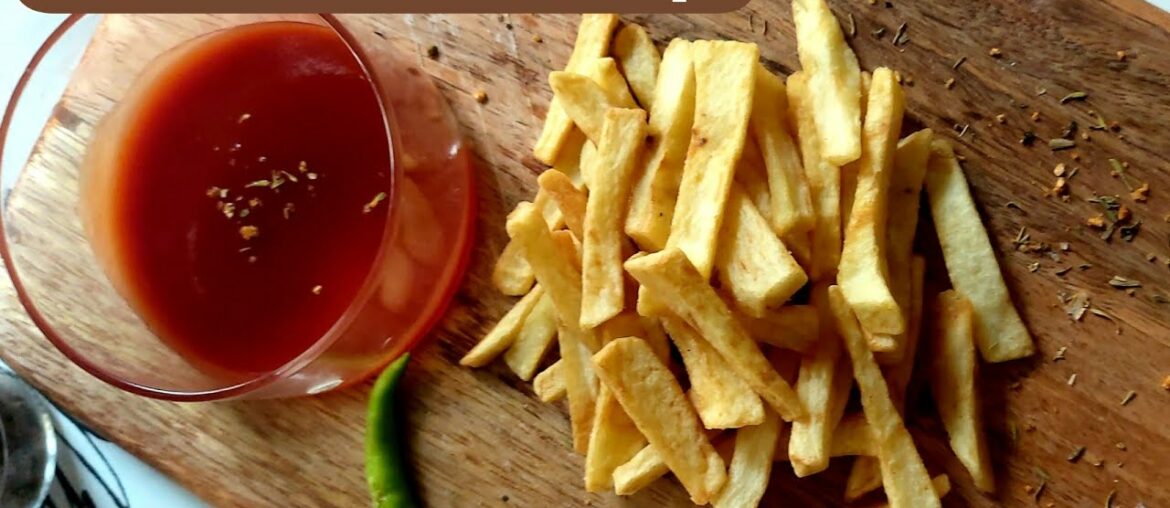 Home Made Crispy French Fries With Tips | Quick French Fries Recipe