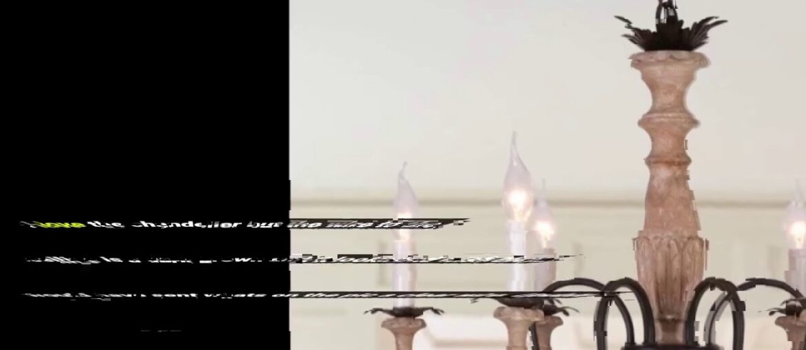 Top Review: OSAIRUOS French Country Candle-Style Chandelier, Handmade White Distressed Wood Lig...