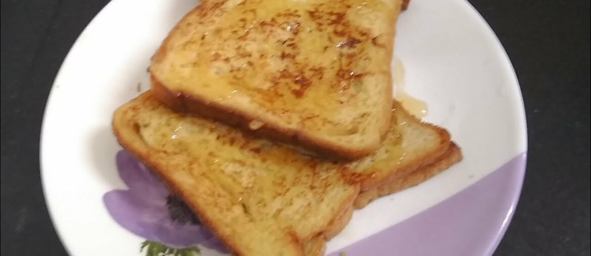 How to make bread french toast in Tamil / Quick breakfast recipe