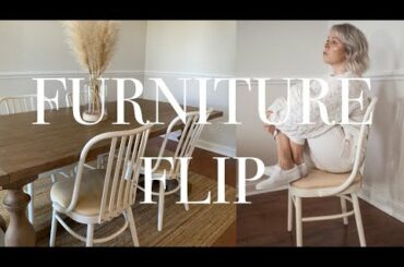 Furniture Flip | Chalk Painted Vintage Dining Chairs