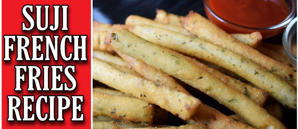 SUJI FRENCH FRIES | French fries | Easy Fries Recipe | Suji Fries Recipes | ShreyKitchen