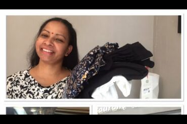 Unboxing parcel from france/dinner in a Indian restaurant