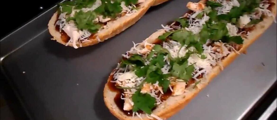 BBQ Chicken French Bread PIZZA! Quick & Easy Recipe ♡ || VEDA Day 9