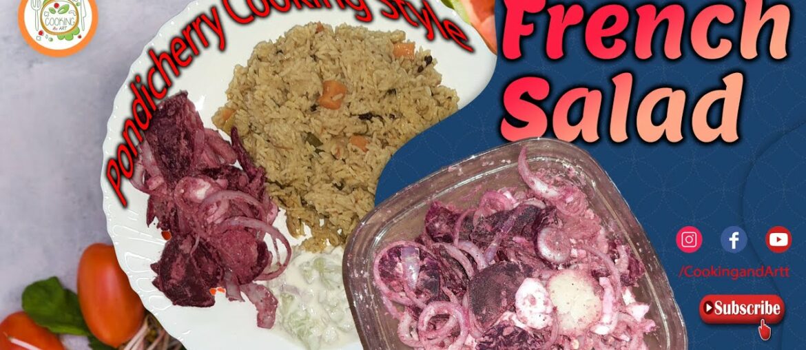 French Salad | How to make homemade French Salad |  Simple & Tasty French Salad