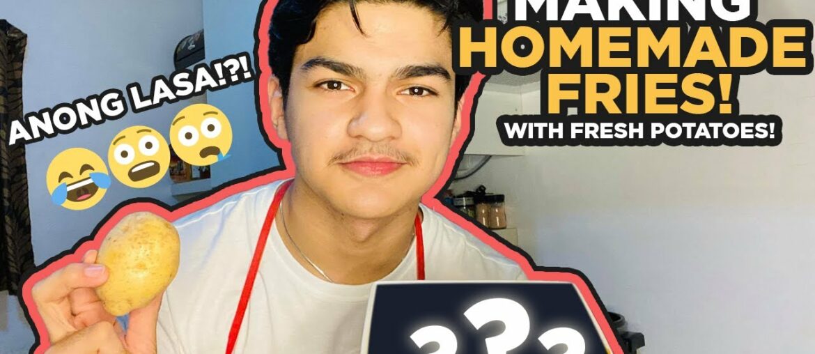 Homemade French Fries Made Out of Fresh Potatoes!