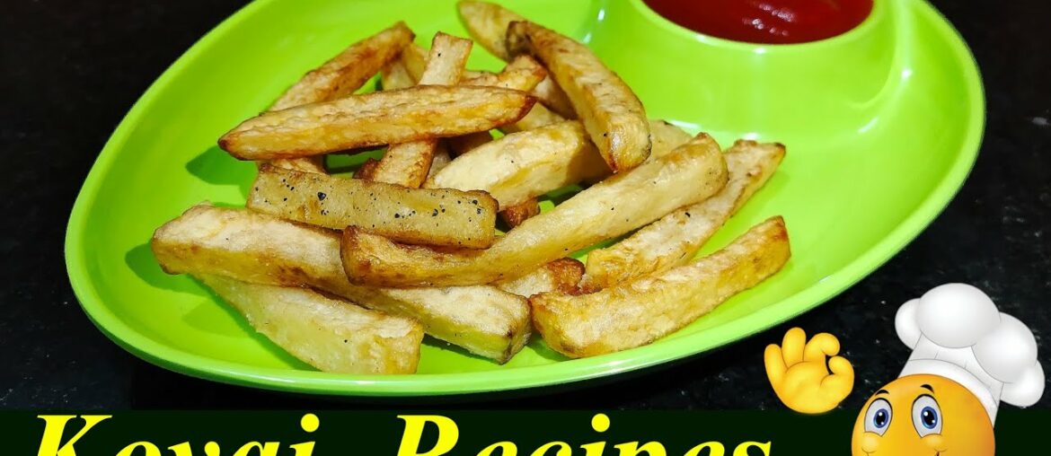French Fries Recipe in Tamil / Potato Fries Recipe / Crispy Homemade French Fries / Kovai Recipes