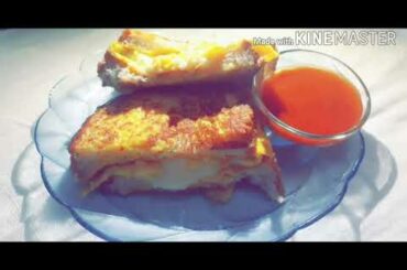 French toast omelette | ❤ Easiest recipe | Egg toast omelette