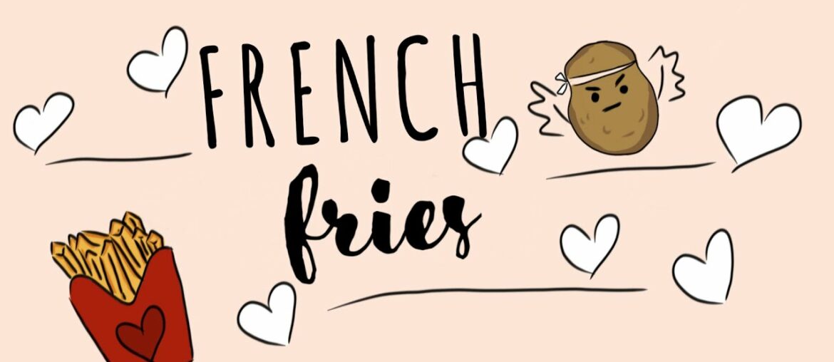 French Fries Recipe 🍟 | Potatoes animated Series | Curly Luna 💫