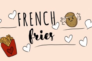 French Fries Recipe 🍟 | Potatoes animated Series | Curly Luna 💫