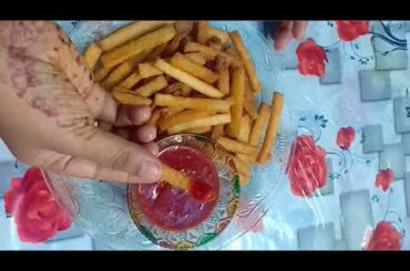 #Suji French Fries Recipe Easy 10 Minutes Crunchy Tasty Semolina Fry - Çûrry_Lêáfs