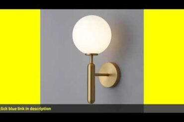 ✅Modern glass ball wall lights gold black dining room bathroom bedroom