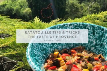 Classic French ratatouille dish homecooked in Provence / Easy French recipes