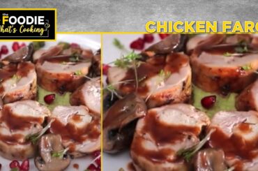 French Chicken Farce with Veloute & Port Wine Jus | Gourmet French Menu | Chicken Mousse