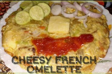Cheesy French Omelette ।। Easy Breakfast Recipe।।