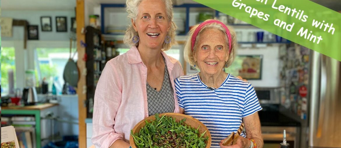 French Lentils with Grapes and Mint