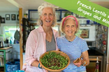 French Lentils with Grapes and Mint