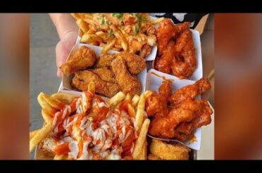 Home-made French Fries with Cheese Sauce Recipe |