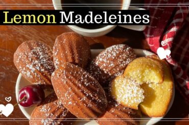 Lemon Madeleines (French butter cake) | Easy French Butter Cake recipe