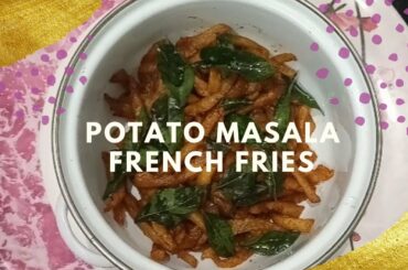 Potato Masala French Fries | CRISPY MASALA FRENCH FRIES RECIPE