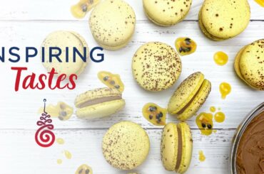 Inspiring Tastes Ep6: How to Make Perfect Passion Fruit French Macarons - Recipe