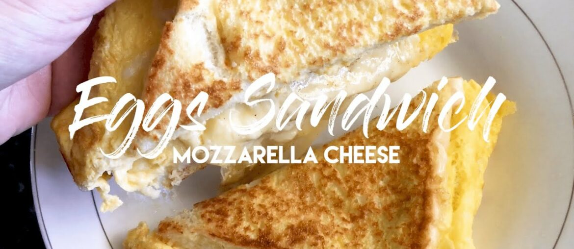 EGGS SANDWICH WITH CHEESE | FRENCH TOAST OMELETTE SANDWICH | BREAKFAST IDEAS AND RECIPE