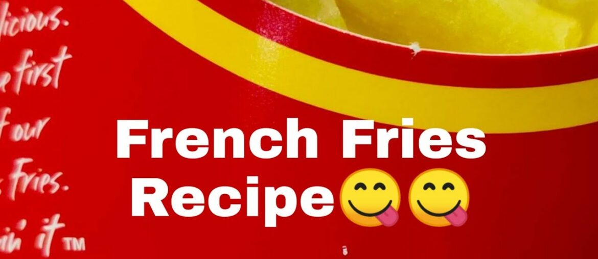 How to make crispy crunchy French fries // French fries recipe