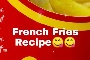 How to make crispy crunchy French fries // French fries recipe