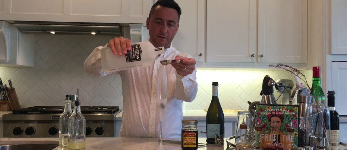 French 75 cocktail recipe from andypearsondrinks.com