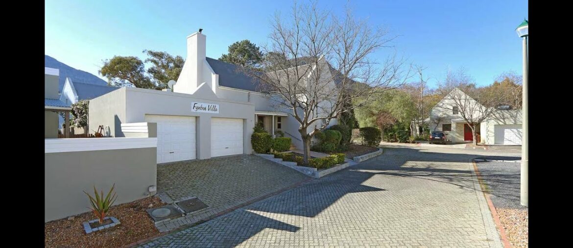 Three bedroom home in boutique gated Franschhoek development
