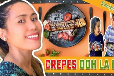 CREPE (FRENCH DESSERT RECIPE) | HOW TO MAKE EASY CREPE WITH CHOCOLATE AND BERRIES: TASTE LIKE PARIS