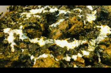 Creamy Mutton Spinach Recipe by Desi French Kitchen