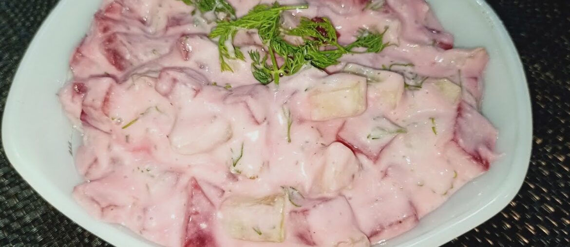 French beetroot salad | detox salad | beetroot salad 🥗 recipe by cooking with shaiz vlogs ∆