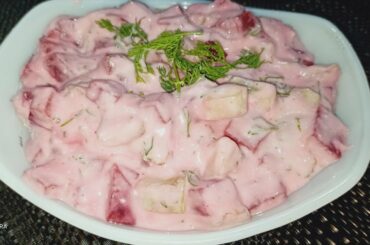 French beetroot salad | detox salad | beetroot salad 🥗 recipe by cooking with shaiz vlogs ∆