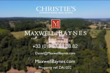 Exquisite Chateau for sale near Bergerac, Dordogne, France. Exclusive to Maxwell-Baynes. Ref: DA1032