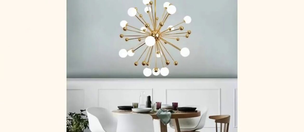 ✅Contemporary Dandelion Design Gold LED Glass Ball Chandelier for Bedro ✅Contemporary Dandelion Design Gold LED Glass Ball Chandelier for Bedro