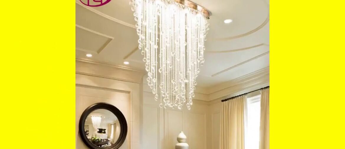 ✓Youlaike Modern Chandelier Lighting Oval Design Dining Living Room Cry