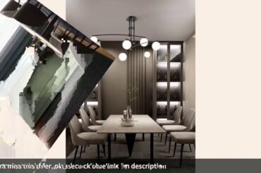 ✅Black Or Gold LED Chandelier Lighting For Dining Living Room Bedroom H