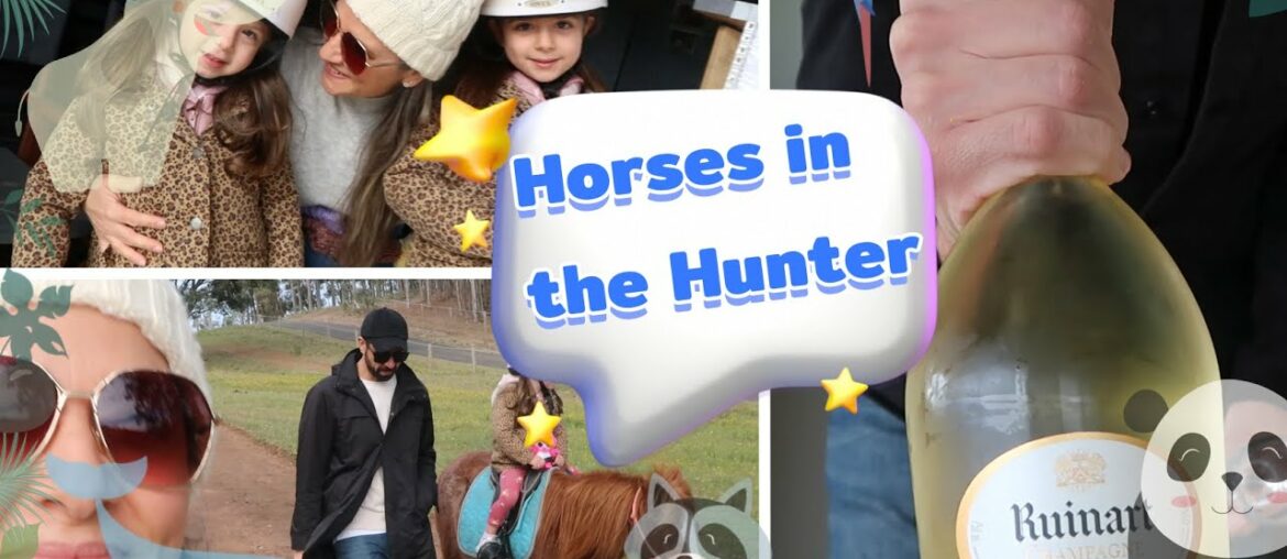 French Champagne and Horses.