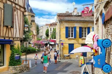 Walking in Dordogne -1 / August 2020 4k Walk in Bergerac / ASMR Walk Bordeaux 4k France Perigord