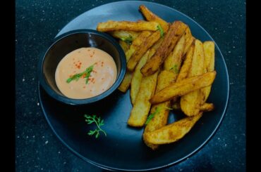 French Fries | फ्रेंच फ्राइज | Crispy Potato Finger Chips Recipe |Home-made French Fries with dip