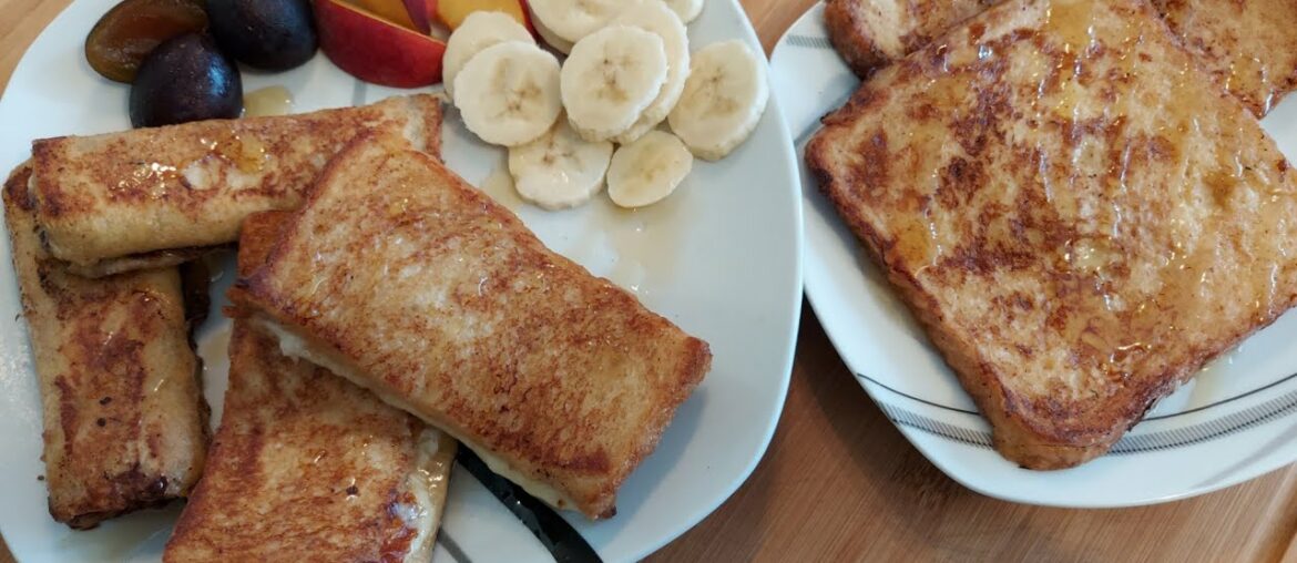 French Toast!! Classic and Easy Recipe 3 Different Ways In Urdu Hindi
