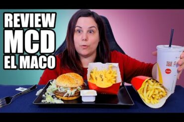 MCDONALDS MUKBANG • El Maco Double Beef & McFlavor Fries | REVIEW