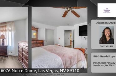 6076 Notre Dame, Las Vegas, NV 89110