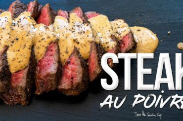 Wagyu Steak au Poivre - Pepper Steak Recipe | SAM THE COOKING GUY 4K
