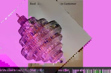 ☑Phube Lighting French Empire Gold Crystal Chandelier Chrome Chandelier