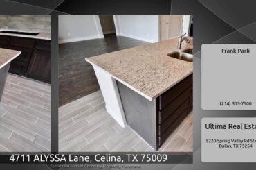 4711 ALYSSA Lane, Celina, TX 75009