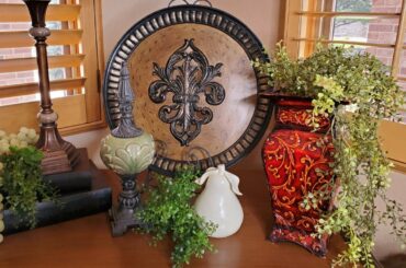 LIVING ROOM STAGED TOUR  -FARMHOUSE DECOR - TUSCAN DECOR - FRENCH COUNTRY DECOR - DECORATE WITH ME