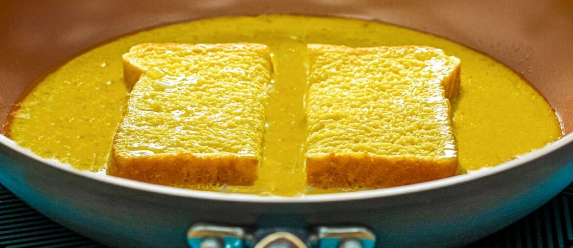 One Pan Egg Toast Sandwich Recipe for Beginners! (French Toast Omelette Sandwich)